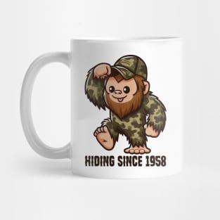 Bigfoot Hiding Since 1958 Mug